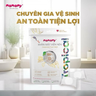 Khăn Rửa Mặt Viên Nén Mamamy Hàn Quốc - Khăn Nén Du Lịch Tiện Lợi