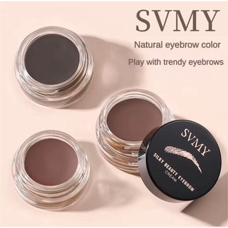 Bộ 2In1 SVMY nhuộm lông mày kẻ mắt 4 màu tự nhiên lâu trôi kem tạo kiểu chống nhòe không thấm nước