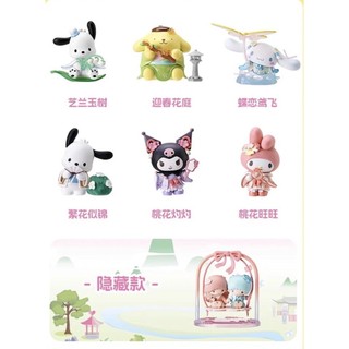Sanrio Hoa Sắc Mới - Blind Box Kuromi Pompompurin Cinnamoroll Figure Quà Tặng Nữ - Ship Từ Hà Nội