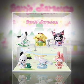 Sanrio Hoa Sắc Mới - Blind Box Kuromi Pompompurin Cinnamoroll Figure Quà Tặng Nữ - Ship Từ Hà Nội