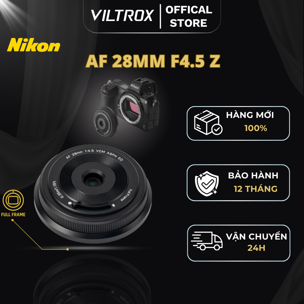 Ống kính Viltrox AF 28mm F4.5 Full-Frame