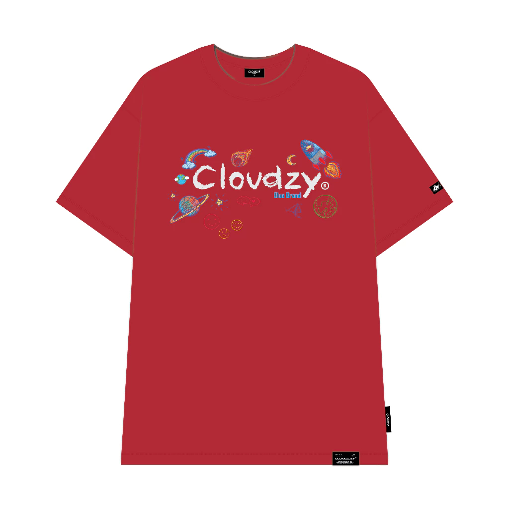 [Peinn] Áo phông local brand nam nữ unisex tay lỡ thun form rộng teen cổ tròn oversize cotton CLOUDZY CRAYON.