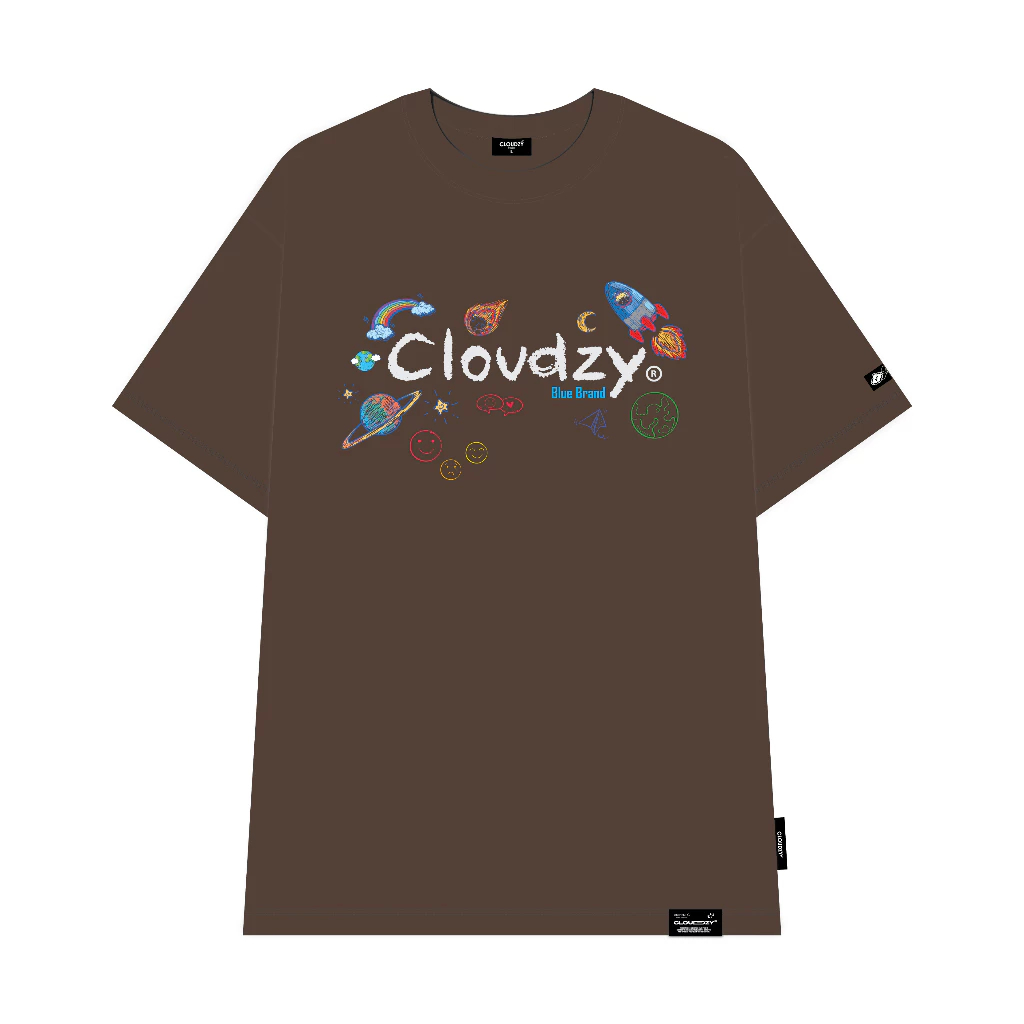 [Peinn] Áo phông local brand nam nữ unisex tay lỡ thun form rộng teen cổ tròn oversize cotton CLOUDZY CRAYON.