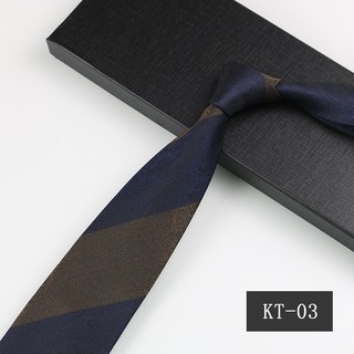 Cà vạt nam phối vest nhiều màu trang nhã, caravat bản to 8cm kiểu kẻ vải poly kèm khăn cài túi CV08