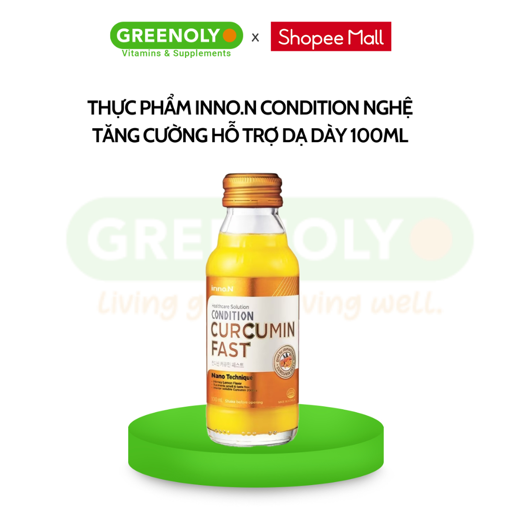 Nước Nghệ Nano Kolmar Curcumin Fast Nano Tăng Cường Hỗ Trợ Dạ Dày 100ml ...