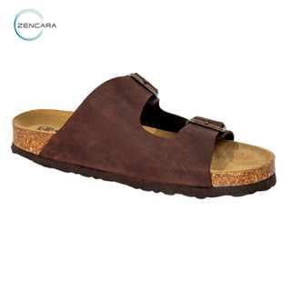 Sandal đế Cork Nam (Đen nâu), hỗ trợ nâng vòm và phòng chống gai bàn chân, bàn chân bẹt