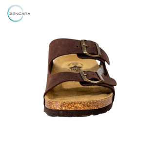 Sandal đế Cork Nam (Đen nâu), hỗ trợ nâng vòm và phòng chống gai bàn chân, bàn chân bẹt