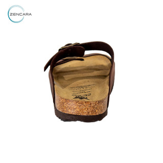 Sandal đế Cork Nam (Đen nâu), hỗ trợ nâng vòm và phòng chống gai bàn chân, bàn chân bẹt