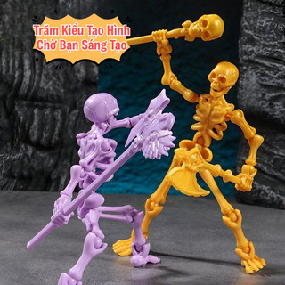 Đồ Chơi Mô Hình Hiệp Sĩ VS Bộ Xương Khớp Người Đàn Ông Skeleton Man Dummy Với Khớp Cử Động Linh Hoạt