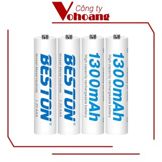 [Tặng kèm hộp] Pin sạc Beston AAA 1.2V NiMH chính hãng dung lượng cao, tương thích nhiều thiết bị, giá tốt