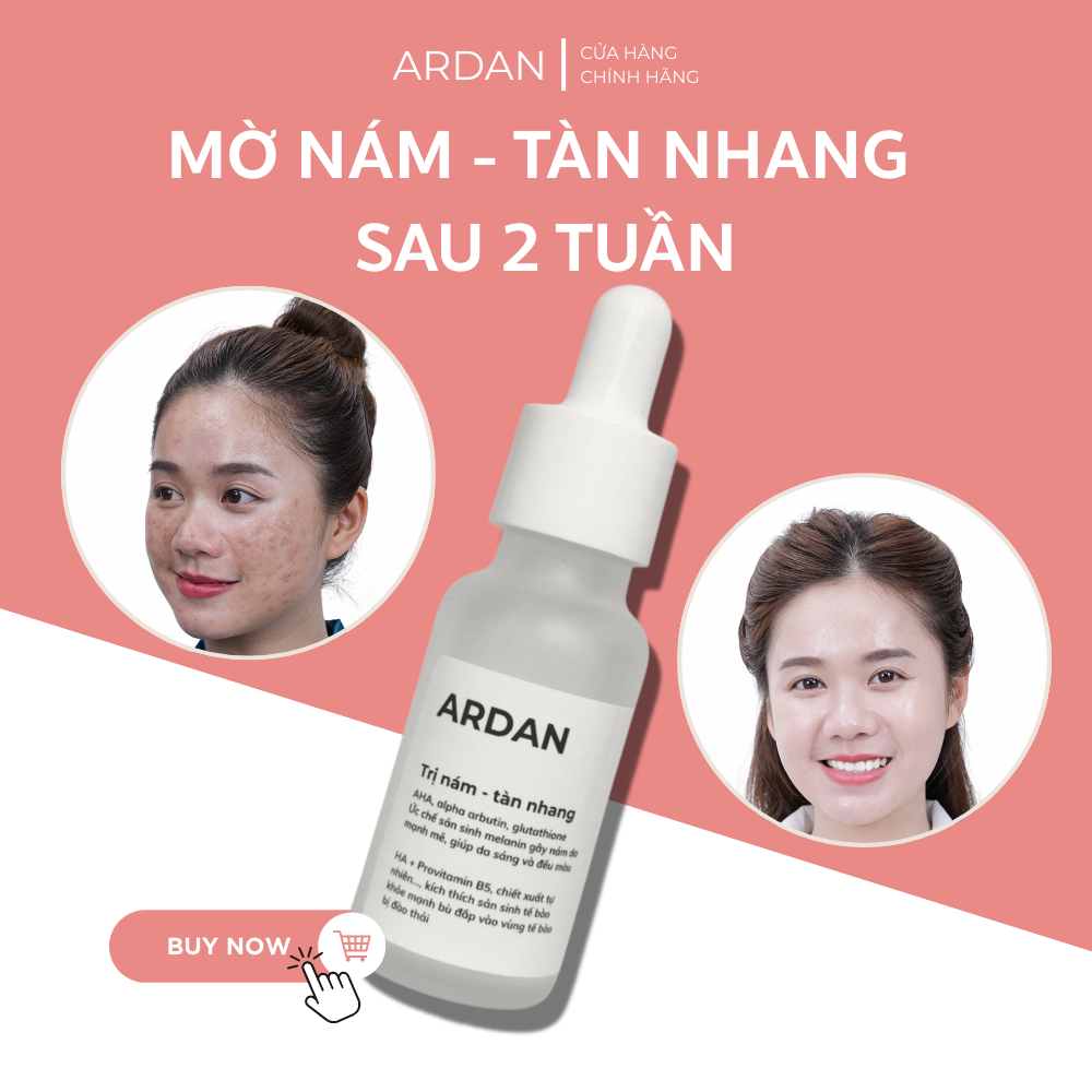 Serum Nám Da Tàn Nhang ARDAN 20ml - Hiệu Quả Mờ Nám Tàn Nhang Nhanh Chóng