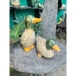 Vịt Gốm Lớn Trang Trí Sân Vườn - Vịt Thả Vườn - Gốm Men Ngọc Đẹp - Sang Trọng - Gốm Xưa Lái Thiêu Cho Người Hoài Niệm