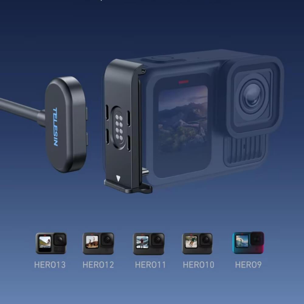 NẮP PIN GOPRO 13 – 9 TÍCH HỢP SẠC TỪ TÍNH TELESIN | Shopee Việt Nam