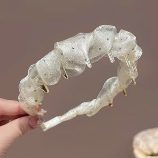 BỜM CÀI TÓC VẢI VOAN CHẤM BI DỄ THƯƠNG C7
