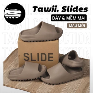 Tawii. Dép Bánh Mì Dép Slide Nam Nữ Đàn Hồi EVA Đế Siêu Dày Vân Nhám Dép nam Dép đúc