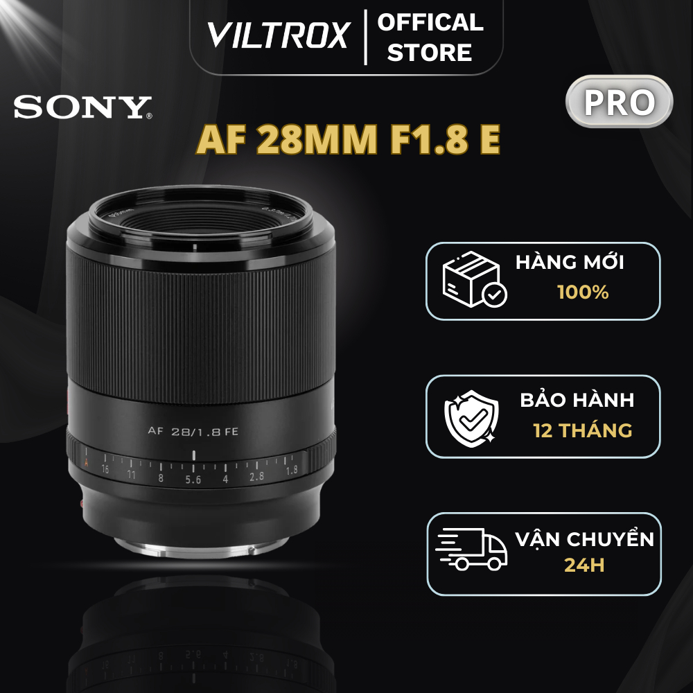 Ống kính Viltrox AF 28mm F1.8 cho Sony E-Mount