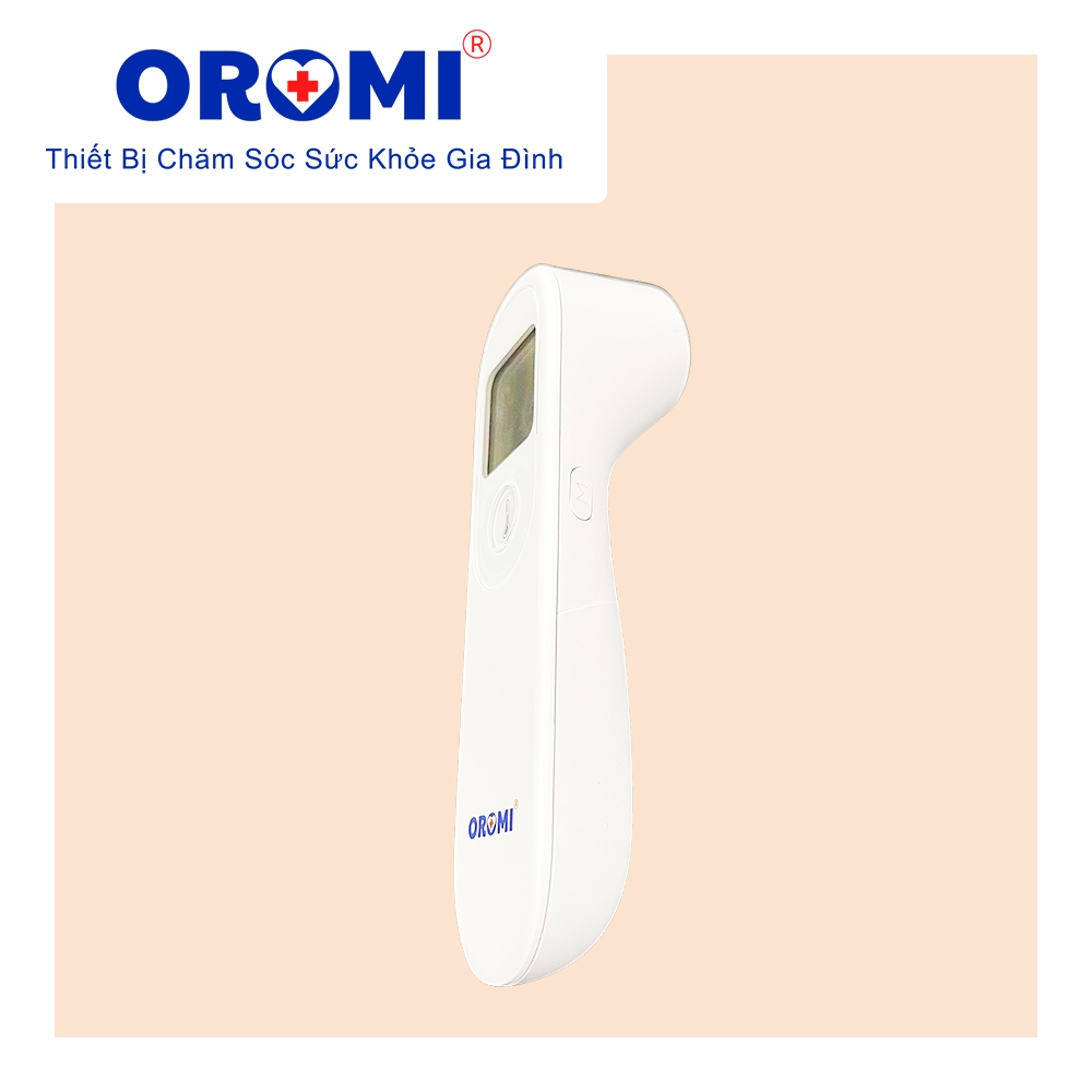 Nhiệt kế điện tử hồng ngoại OROMI NKDT-005 - Có cảnh báo nhiệt độ và bộ nhớ
