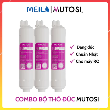 Bộ Thô Lọc Nước Mutosi Đúc Giúp Loại Bỏ Các Tạo Chất Cặn Bẩn Và Các Chất Gây Mùi Sử Dụng Cho Máy Lọc Nước RO....