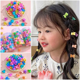 Set 50 Kẹp Càng Cua Mini Nhiều Hình Xinh Xắn Phụ Kiện Tóc Cho Bé Empoli
