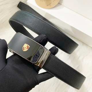 Thắt lưng nam công sở khoá gạt tự động da bò thật và da pu cao cấp bản rộng 3,5cm