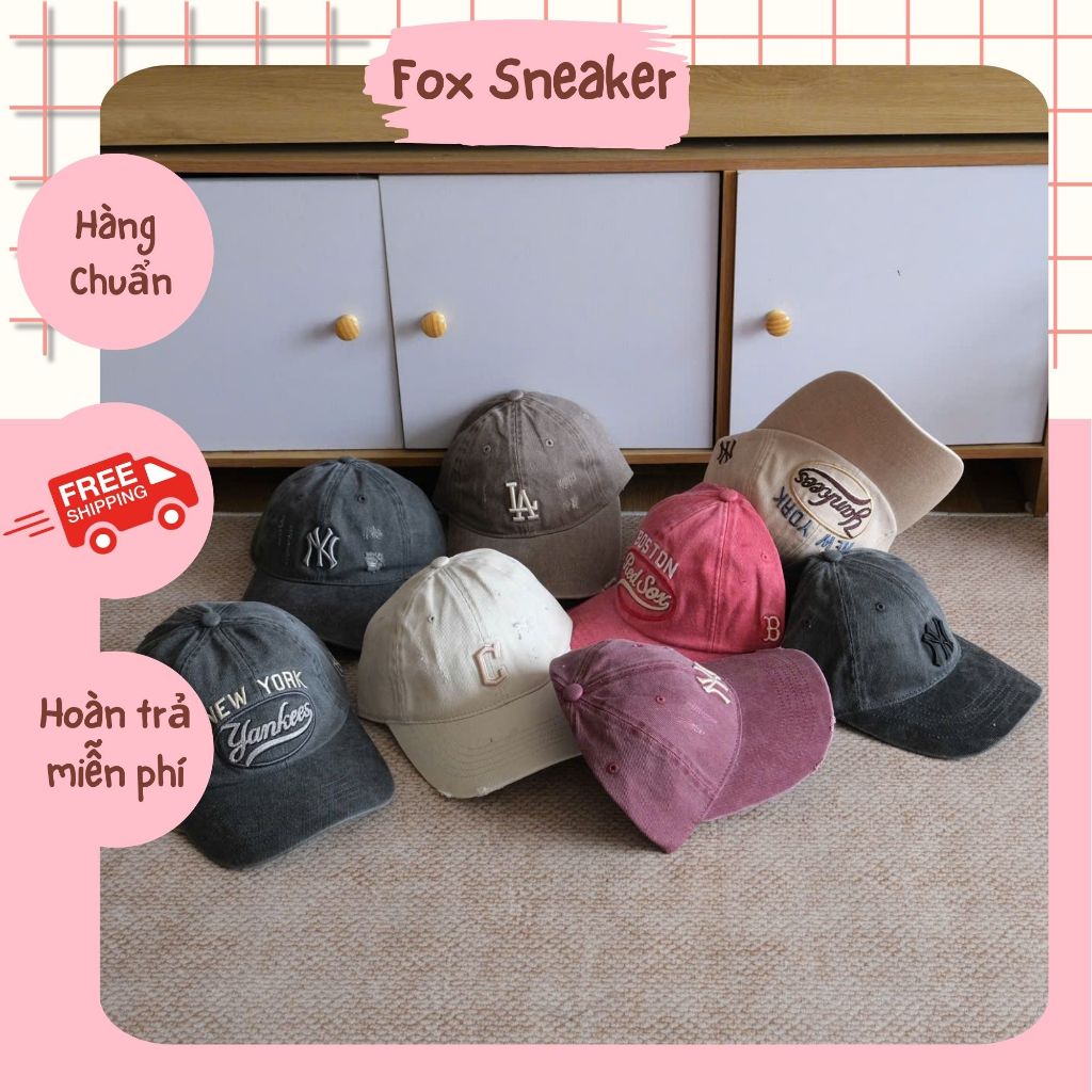 Mũ Nón MLB Hàng Chính Hãng | Fox Sneaker | Shopee Việt Nam
