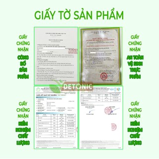 Bột tía tô nguyên chất DETONIC hỗ trợ giải cảm, hạ sốt, người bị gout, giúp trắng da tự nhiên, giảm mụn và thâm sạm nám