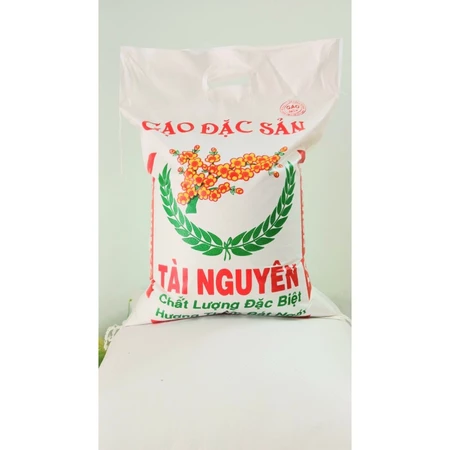 Gạo Tài Nguyên Chợ Đào 10KG - Thượng Hạng Loại 1 - Xốp Nở Ngon, Thơm Cơm