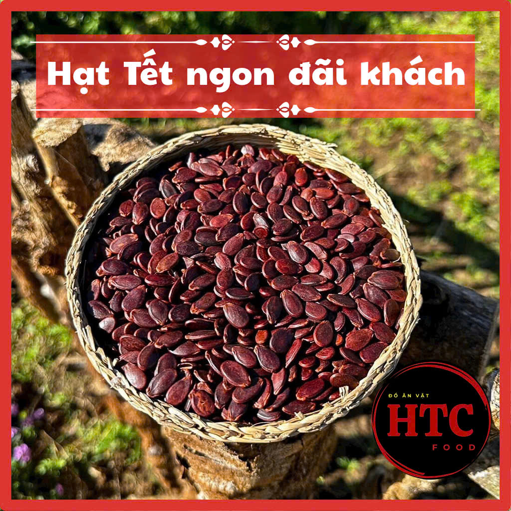 Hạt dưa sạch rang củi nhà làm không phẩm màu hàng loại 1, hạt to chắc mẩy, 500g, đồ ăn vặt HTC Food