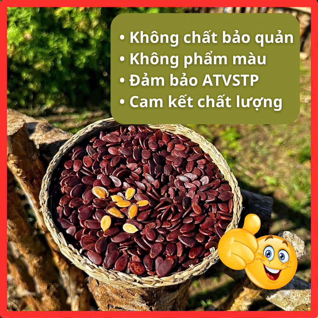 Hạt dưa sạch rang củi nhà làm không phẩm màu hàng loại 1, hạt to chắc mẩy, 500g, đồ ăn vặt HTC Food