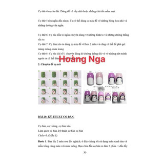 Hướng Dẫn Chuyên Đề Nail Mới Nhất 2025 (có bán file qua zl liên hệ mes shop)