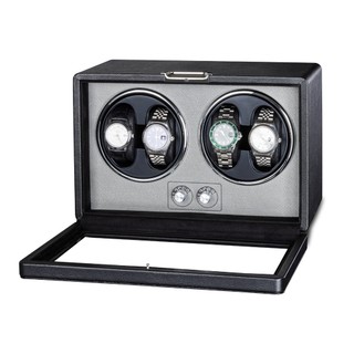 4 Xoay Nhập khẩu Hộp xoay, lắc, tích cót đồng hồ cơ Winder_Watch_Luxury