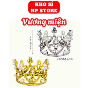 Vương miện nhựa trang trí bó hoa, bánh kem,... sang chảnh đẹp giá rẻ