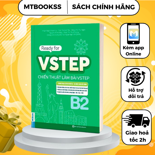 Sách - Ready For VSTEP Chiến Thuật Làm Bài VSTEP B2 - MCBooks