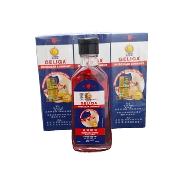 DẦU NÓNG GELIGA MUSCULAR LINIMENT _ Dầu xoa bóp Geliga nước 60ml