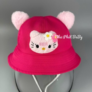 [ 1-3 TUỔI ] NÓN CHẮN GIỌT BẮN HELLO KITTY CHO TRẺ EM - MŨ CHỐNG DỊCH CHẮN GIÓ CẢN BỤI CHO BÉ GÁI