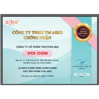 [Chai 500ml + tặng kèm túi nước rửa 650ml] Nước rửa bình sữa & rau quả tạo bọt Aiko 500ml