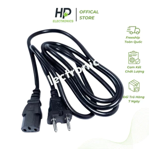 Dây nguồn PC , dây nguồn máy tính , máy in, dây nồi cơm điện,… loại tốt 1,5m