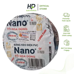 Băng keo đen Băng keo cách điện NANO Tô Nga Dũng 10ya 20ya 30ya