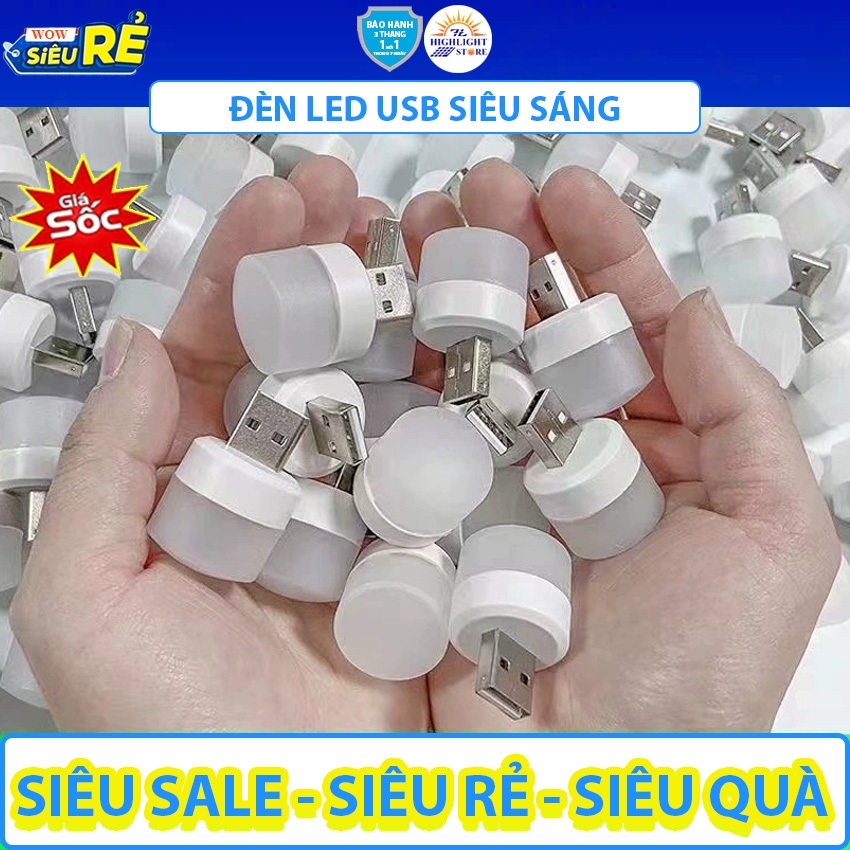 Giá Sỉ Combo 10 Bóng Đèn USB Siêu Sáng Highlight Store