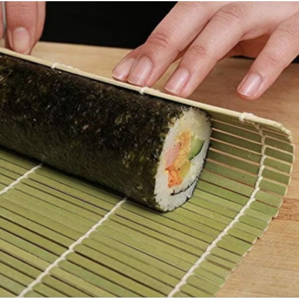 Mành tre quấn Sushi 24cm/27cm/30cm mành tre cuộn/cuốn kimbap