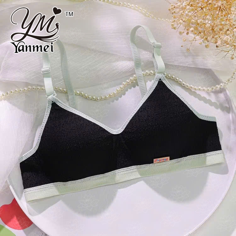 Áo Ngực Nữ Cotton Không Gọng Nâng Ngực, Áo Bra Đi Biển, Áo Lót Nữ Học Sinh Mềm Mại Mút Mỏng  818