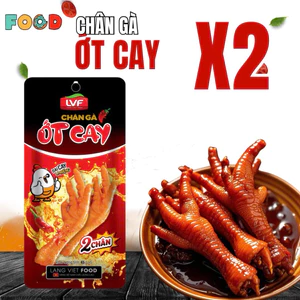 Bịch chân gà ớt Cay 2 Chân 65g X2