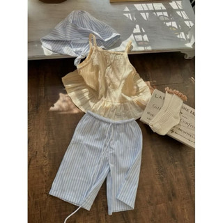 Set đồ bé gái áo vàng dễ thương (k nón)
