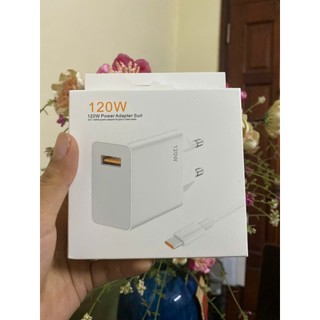 Bộ sạc Xiaomi 120W cao cấp dây Type C An toàn, siêu bền, bảo vệ pin