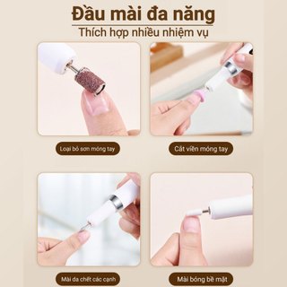 Máy mài móng tích điện 2 chiều LOKYKIN phiên bản cao cấp 2025 - Tặng kèm đủ phụ kiện dùng cho SPA hoặc tại nhà