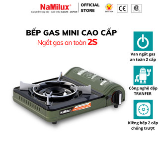 Bếp Gas Mini NaMilux NH-P3320PF│Van Ngắt Gas An Toàn 2 Cấp│Công Suất 2.6 Kw (2.200 kcal/giờ)│Hàng Chính Hãng