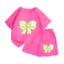 Set Quần Áo Cộc Tay Bé Trai Bé Gái – Vải Cotton Thoáng Khí, Hình Nơ Xanh Lá Chấm Bi Đáng Yêu (M 260)