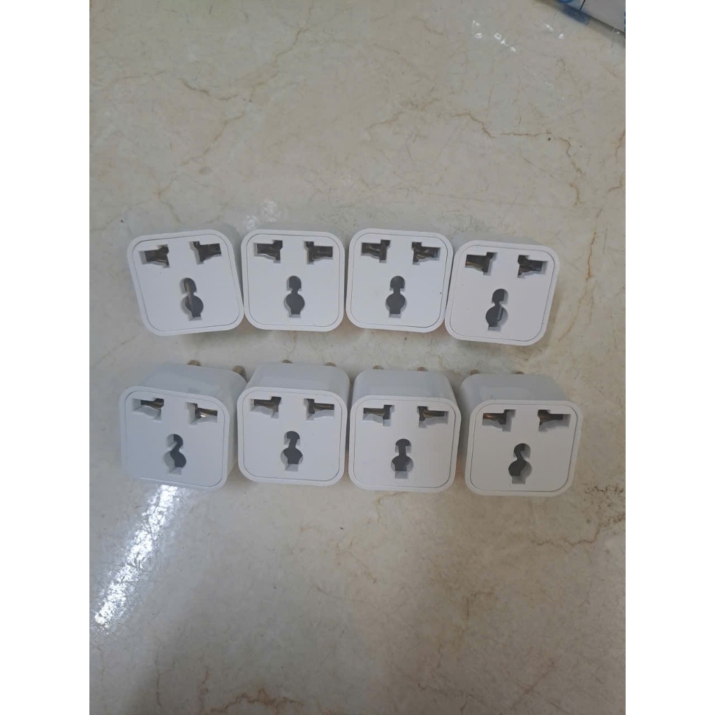Phích cắm chuyển đổi OMINSU chuyển 3 chân sang 2 chân, 10A -25V