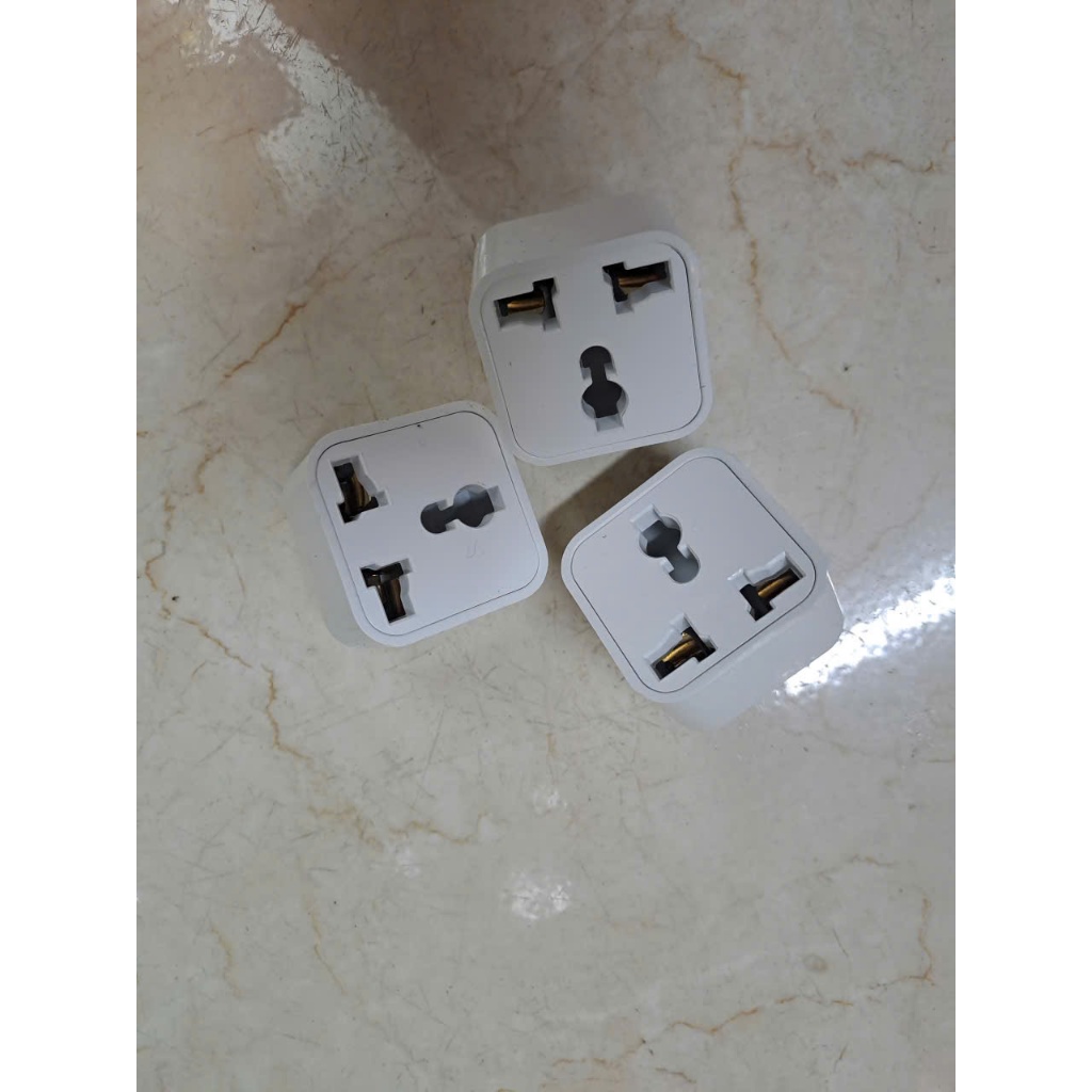 Phích cắm chuyển đổi OMINSU chuyển 3 chân sang 2 chân, 10A -25V