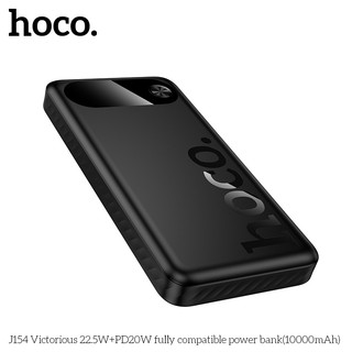 Pin Dự Phòng Hoco J154 10000mAh TypeC PD 20W & 2 USB-A QC 3.0 22.5W, Màn hình LED - Phụ Kiện Nhất Tín